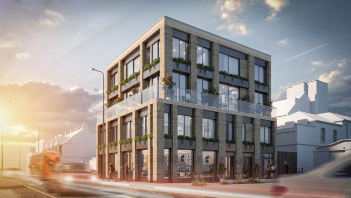 Green Code Architects Ltd — 3-4 - GILBERT STREET - VIEW 1 - READY